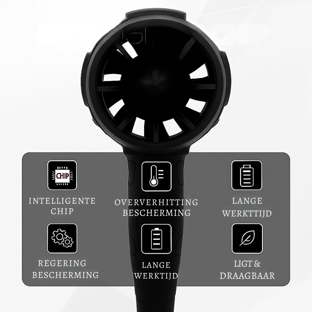 PowerSweep – Draadloze blad- en vuilblazer