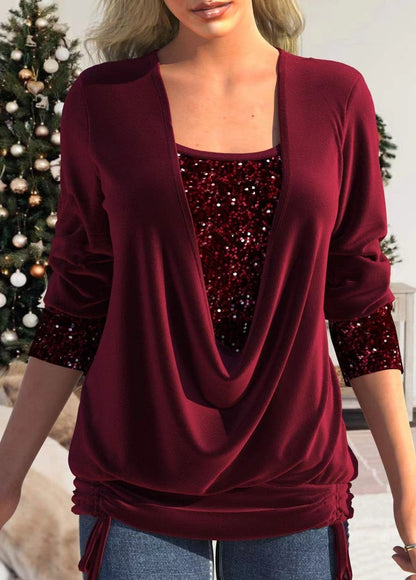 Dazzle | Pailletten glitter top