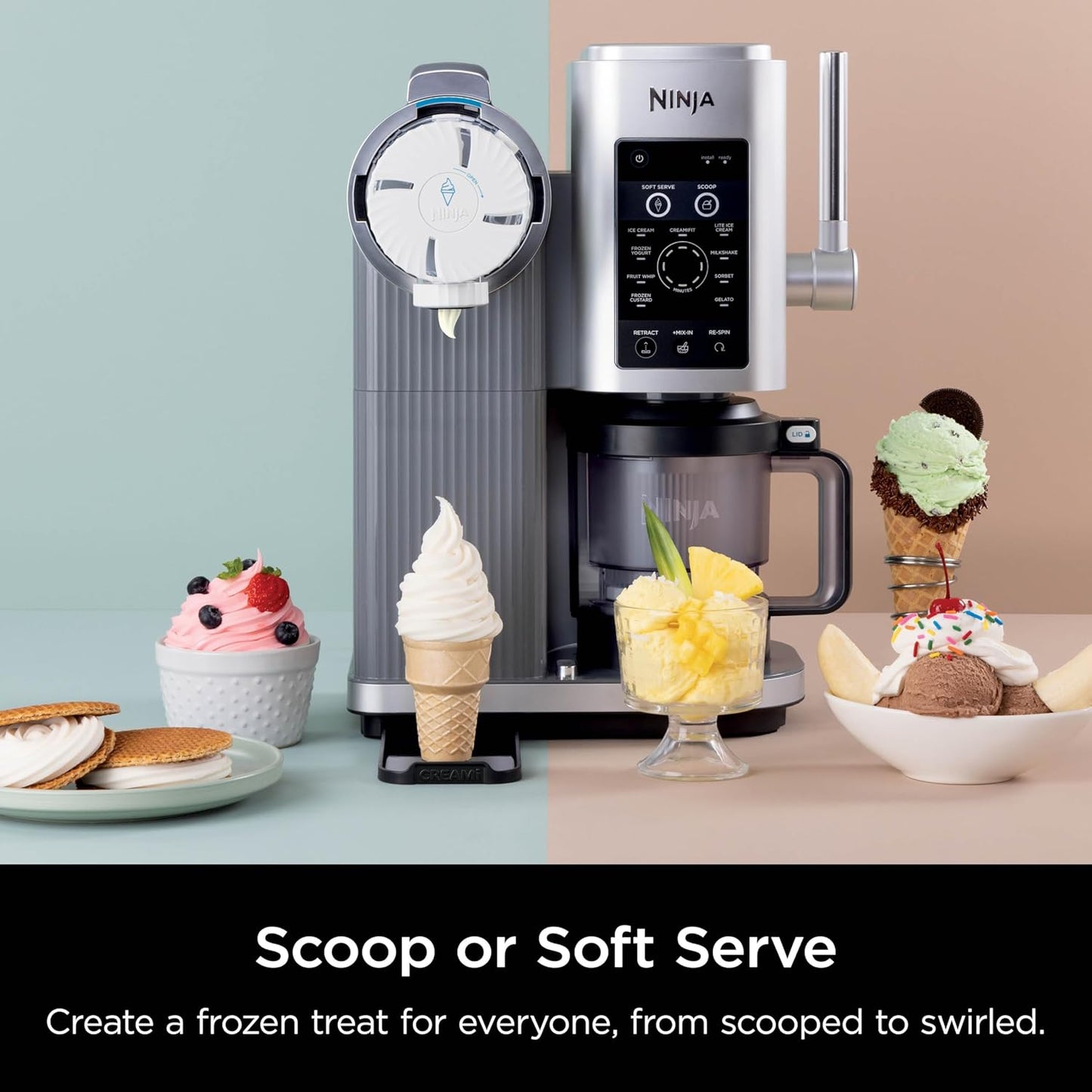 Ninja Swirl 13-in-1 Ice Cream & Soft Serve Maker