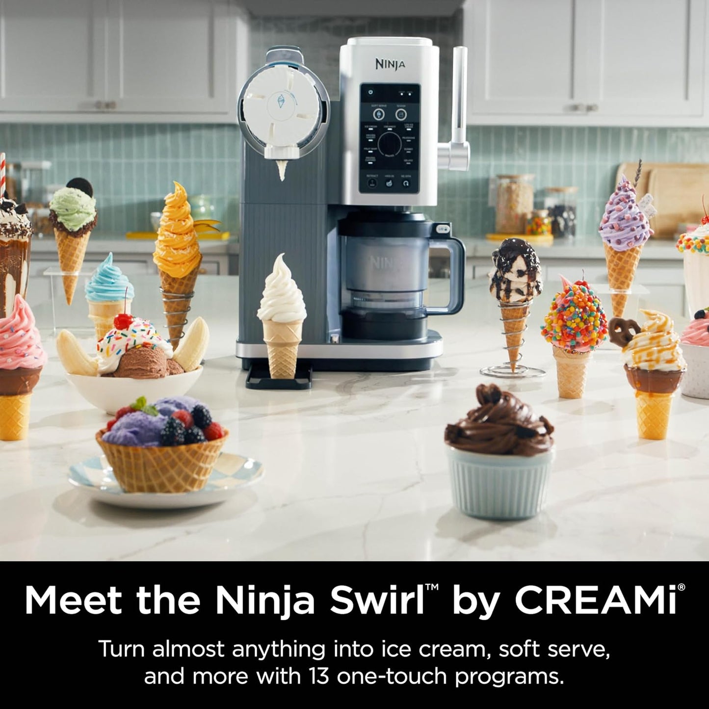 Ninja Swirl 13-in-1 Ice Cream & Soft Serve Maker