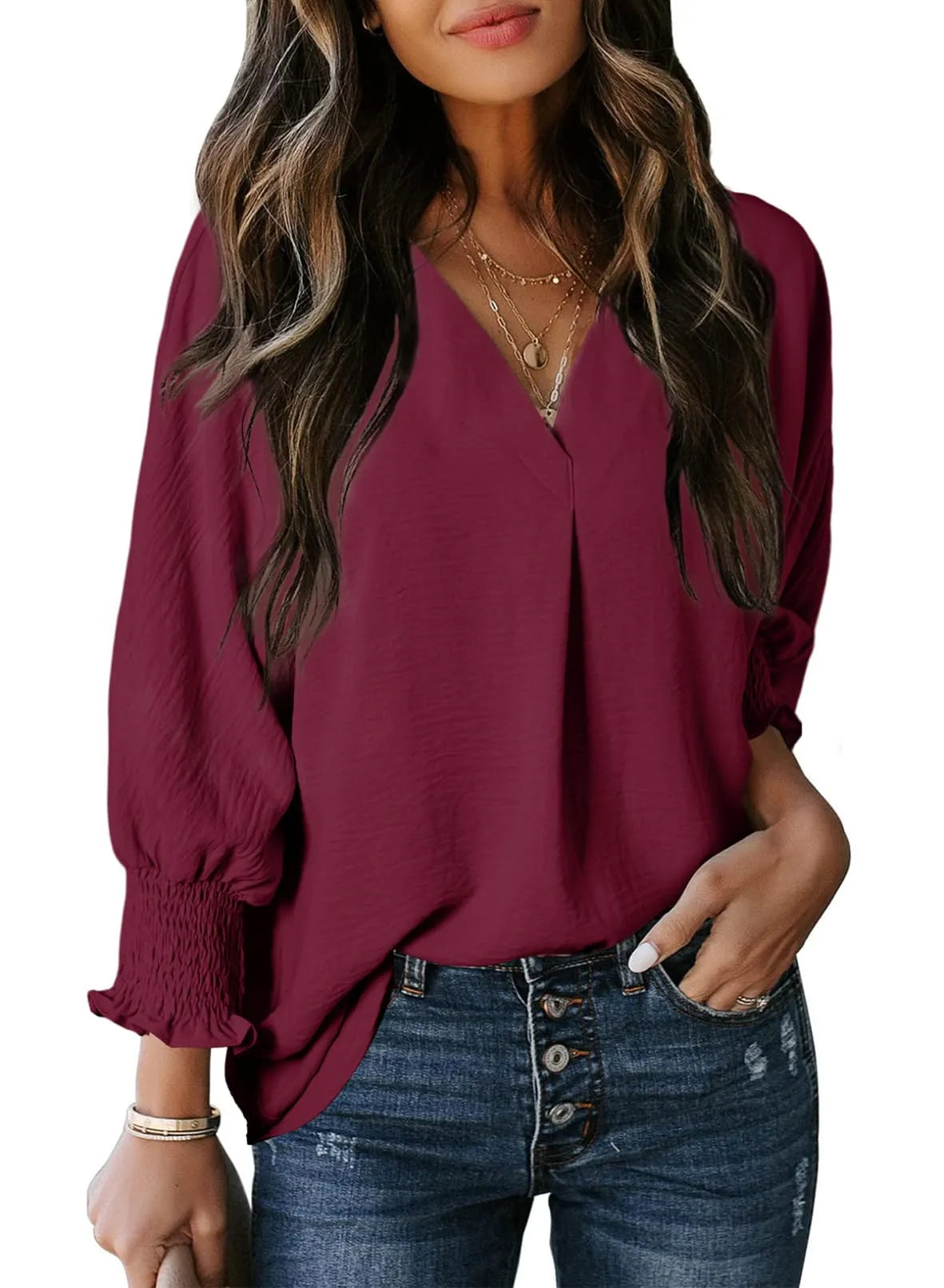 Sadie | Elegante en flatterende blouse | 1+1 gratis