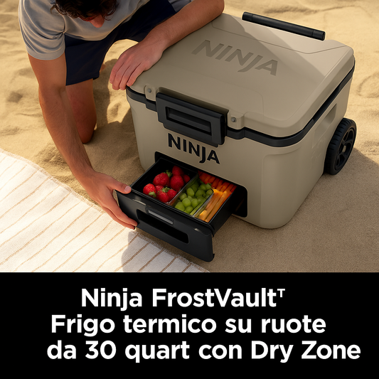 Ghiacciaia su Ruote per Spiaggia, Campeggio e Picnic 🌞🧊