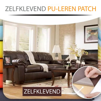 LeerPatch (50x138cm) | Herstel beschadigd leer in seconden | 1+1 gratis