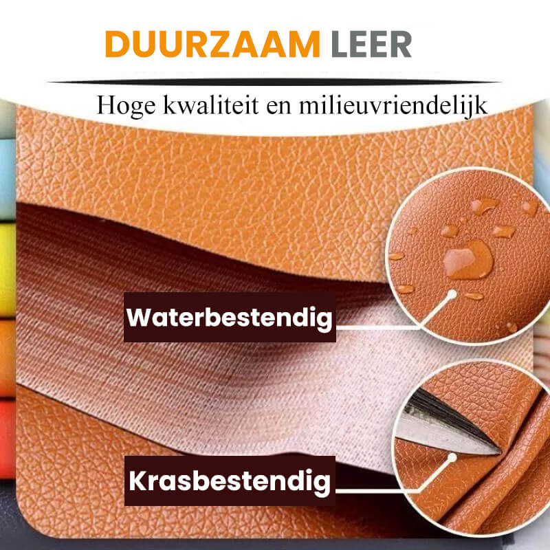 LeerPatch (50x138cm) | Herstel beschadigd leer in seconden | 1+1 gratis