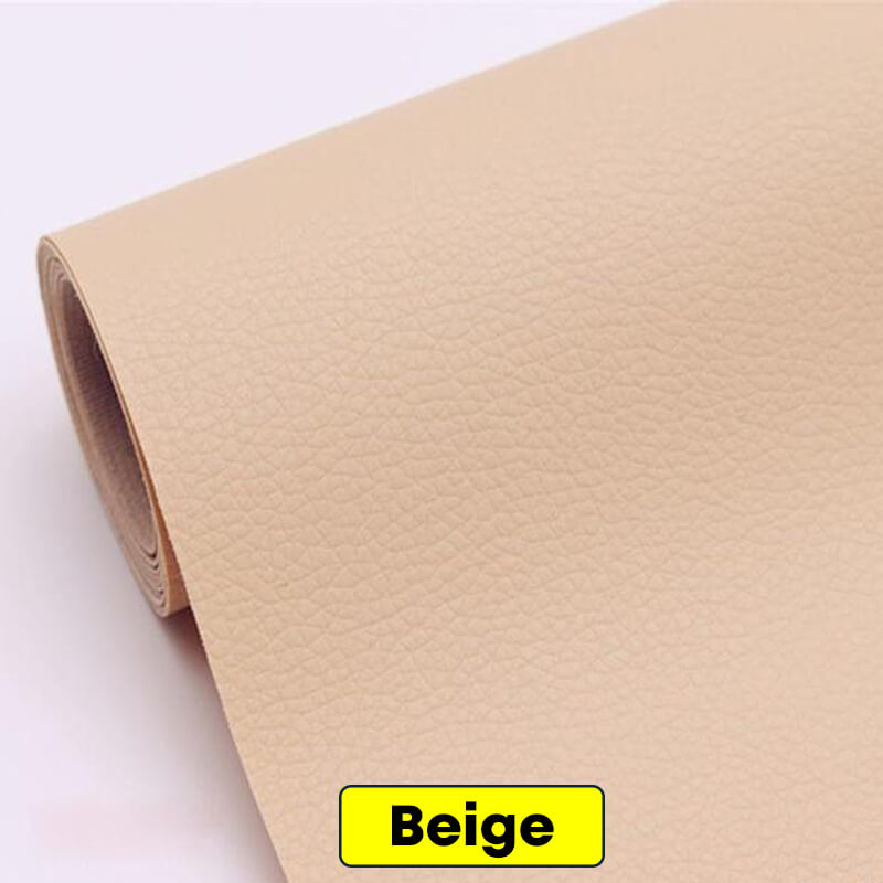 LeerPatch (50x138cm) | Herstel beschadigd leer in seconden | 1+1 gratis