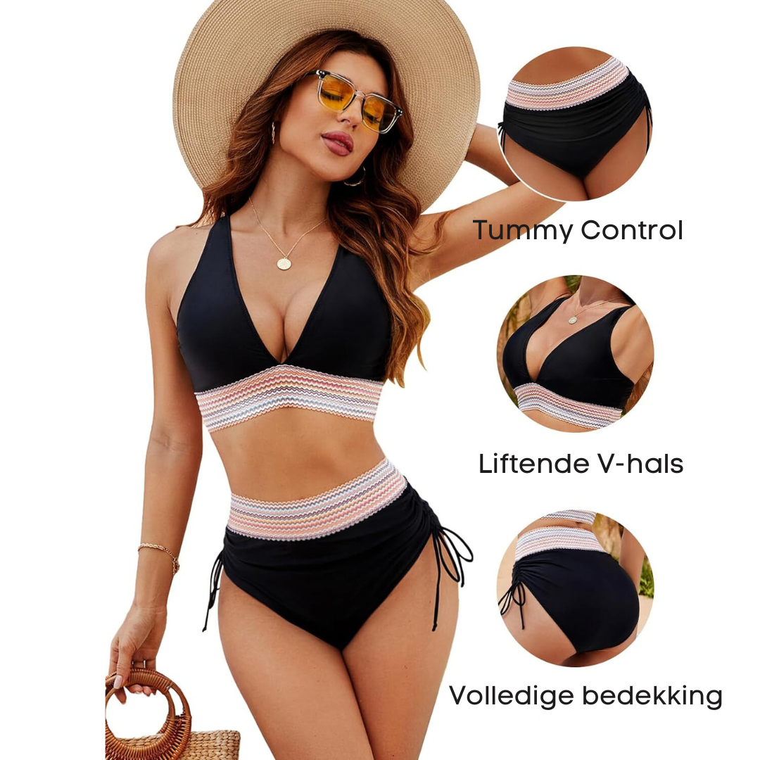 Selene | Corrigerende Bikini met Hoge Taille