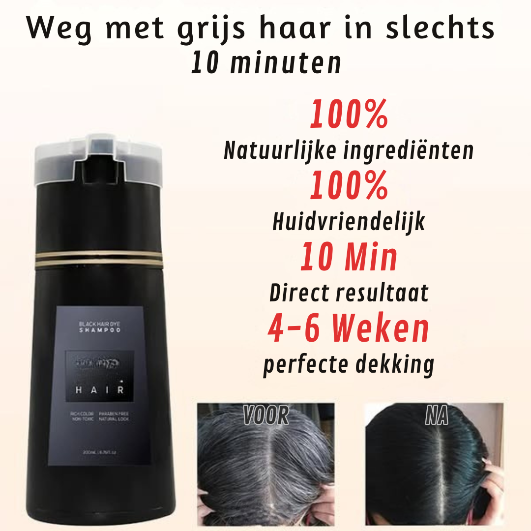 NoviHair | Natuurlijke haarverf - direct resultaat | 1+1 gratis