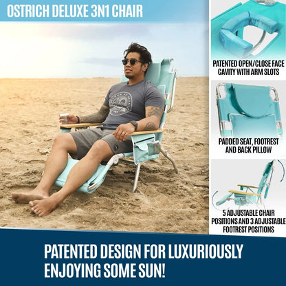 Compra 1 e ricevi 1 gratis 💺 Sedia sdraio 3-in-1 Ostrich 🎁