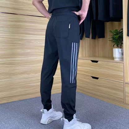 2-delig heren set: stretch t-shirt en joggingbroek